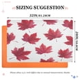 thumbnail image 2 of 32x20 Inch Doormat Indoor Entrance Mat Entrance Welcome Mat Outdoor Mats for Front Door Red Maple Leaves, 2 of 8