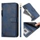 thumbnail image 5 of Funda para Oneplus ACE3 5G con cremallera tipo cartera, tarjetero, marco de fotos, soporte y cordón, de piel sintética. azul, 5 of 5