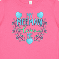 thumbnail image 4 of Inktastic My Meemaw Loves Me with Flowers and Hearts Boys or Girls Baby T-Shirt, 4 of 5
