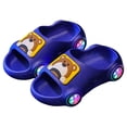 thumbnail image 5 of Hessimy Slides Girls Boys Slip On Slide Sandals Comfort Non-Slip Thick Sole Slippers Summer Shower Shoes Pool Beach Water Shoes girls slippers(Blue,13), 5 of 5