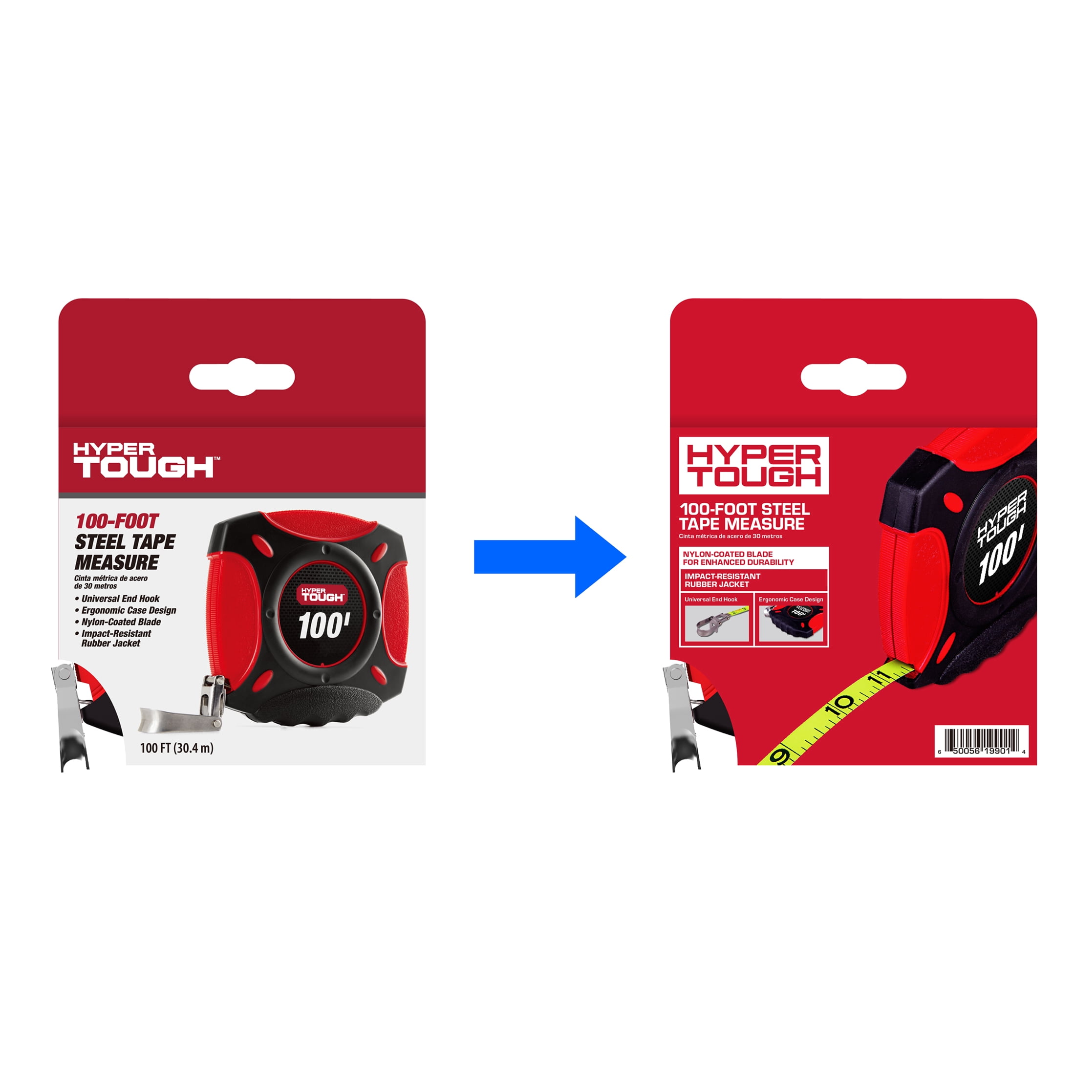 Hyper Tough 100' Steel Tape Measure