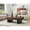 Rectangle-walnut, variant on BFJDM 46" Modern Coffee Table for Living Room, Rectangle Wood Coffee Table with Storage, Walnut Wood Grain, Sturdy Thick Legs, Center Table for Small Spaces