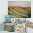 thumbnail image 2 of Designart ' Vineyard At Morning In Tuscany Italy ' Country Canvas Wall Art Print, 2 of 4
