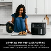 Ninja® Foodi® 6-in-1, 8-qt. 2-Basket Air Fryer with DualZone™ Technology, DZ201