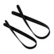 thumbnail image 3 of Asas de bolso de cuero de repuesto, correas cortas de bolso de 21,7 pulgadas con extremo de agujeros para bolso de ganchillo DIY, color negro, 3 of 5
