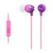 thumbnail image 2 of Sony MDR-EX15AP Fashion Color EX Series In-Ear Headphones with Mic (Purple), 2 of 9