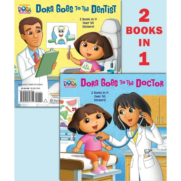 Pre-Owned Dora Goes to the Doctor/Dora Goes to the Dentist (Paperback) 0449817717 9780449817711