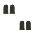 thumbnail image 4 of Transemion 2Pcs Game Fingertip Sleeves Sweat Proof Anti-slip Breathable Screen Protective Gloves Kit Portable Gaming Parts Yellow 2Set, 4 of 6
