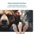 thumbnail image 5 of Xecao Urban Bear With Headphones for Mouse Pad - Waterproof Extended Contour Mouse Mat, Large Gaming Mousepad Laptop Keyboard Mat with Non-Slip Rubber Base, 5 of 8