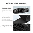 thumbnail image 4 of HomelyJoy Car Seat Headrest Fan, Mini Portable USB Charging Cooling Fan with 3 Adjustable Wind Speeds for Driver and Backseat Passengers, Black, 1 Pack, 4 of 6