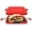 Red, variant on Microwave Sandwich Press Maker, Quick 2-Min Toastie, Panini, & Grilled Cheese Maker, No Power Cords, Wireless, Dishwasher Safe & Easy Clean, Yellow
