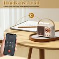 thumbnail image 3 of Altavoz Bluetooth LUKADER Retro Vintage Decor Blanco, 3 of 6