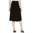 thumbnail image 2 of ALFANI Womens Black Pull On Above The Knee Hi-Lo Wear To Work Skirt  Size: XXL, 2 of 2