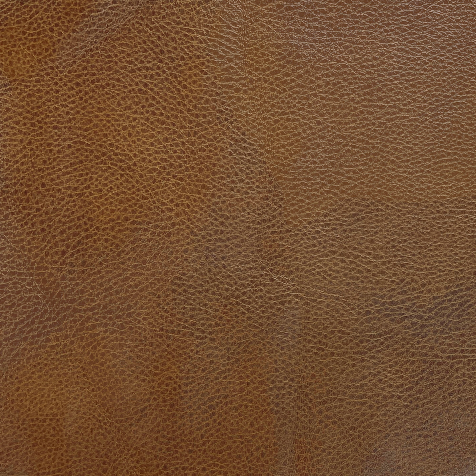 HomePop Button Tufted Storage Bench, 40"W x 18"D x 18"H, Brown Faux Leather