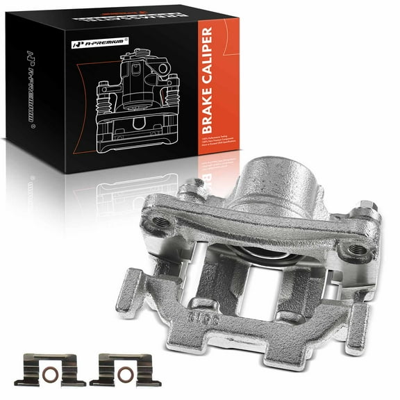 A-Premium Disc Brake Caliper Assembly with Bracket Compatible with Nissan Quest Murano Pathfinder Infiniti G25 G37 M37 Q50 QX60 2009-2018 Rear Passenger Side