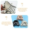 thumbnail image 3 of Eease 2pcs Hair Claw Clip Large Hair Clip Bow Claw Clips Long Hair Clips Hair Styling Accessories, 3 of 6