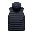 thumbnail image 7 of Iyufng Mens Removable Hooded Quilted Puffer Vests Lightweight Sleeveless Outerwear with Zipper Side Pockets, 7 of 7