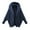 598# Navy, variant on Hooded Fleece Jacket for Women Oversized Batwing Cardigans Open Front Bed Jacket Hooded Winter Coats Hooded Coat Navy M