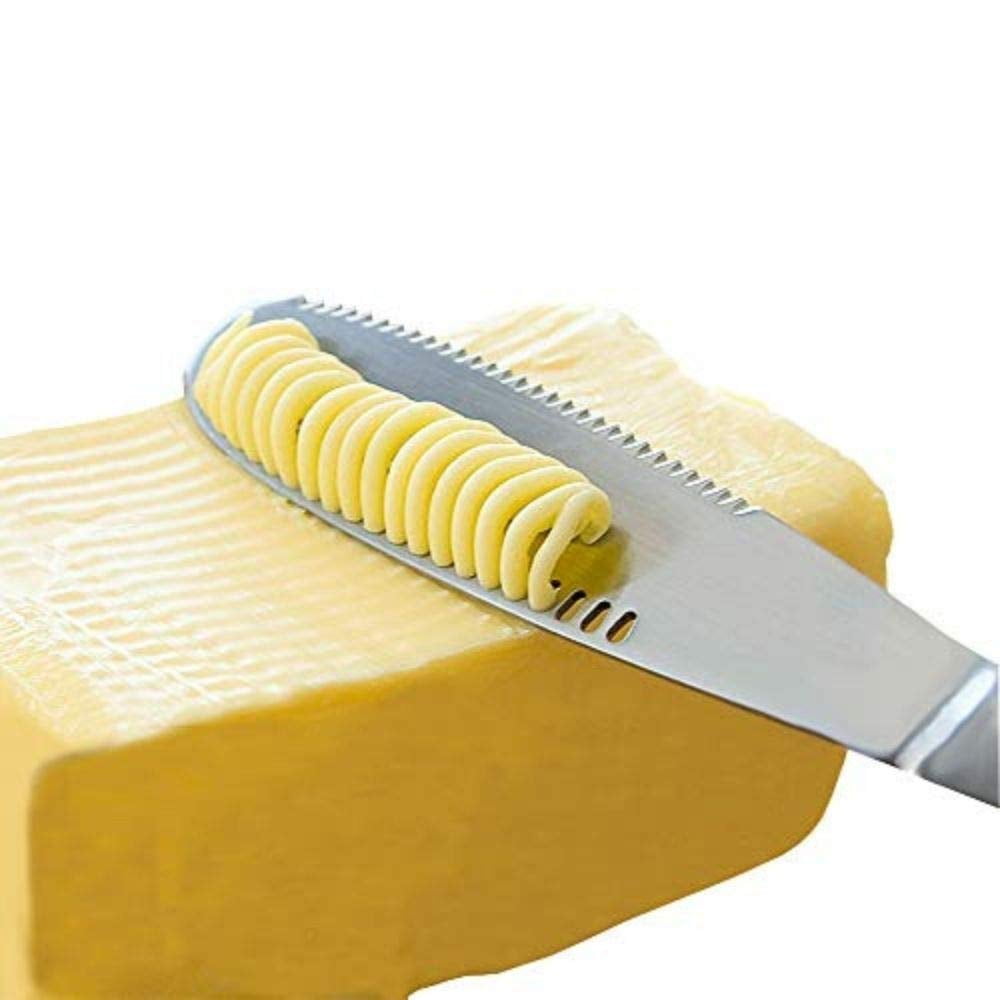 Butter Knife Spreader Stainless Steel, 3 in 1 Butter Spreader Knife