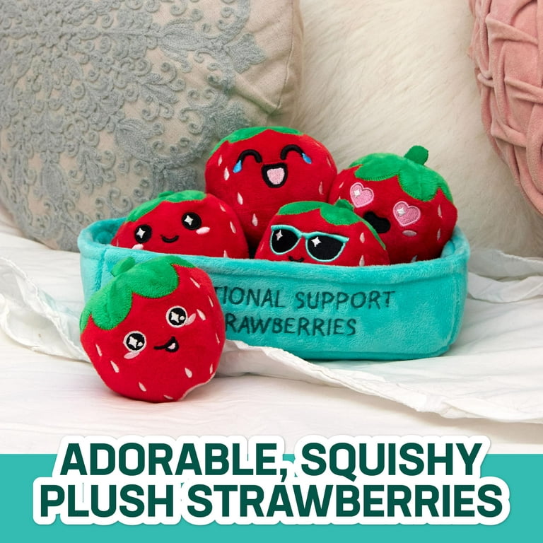 Emotional Support Strawberries Plush Set 