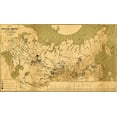 thumbnail image 2 of Vintage Maps 32x20 White Modern Wood Framed Museum Art Print Titled - Precious Metals in Imperial Russia 1890, 2 of 4