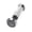 Silver, variant on Antipry Peephole Security Door Viewer Adjustable Front Door Peephole with Back covers Door Hardware
