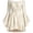 Beige, variant on Women's Gothic Pirate off Shoulder Mini Dress Bell Sleeve Flowy Layered Ruffle Trim Halloween Party Costumes