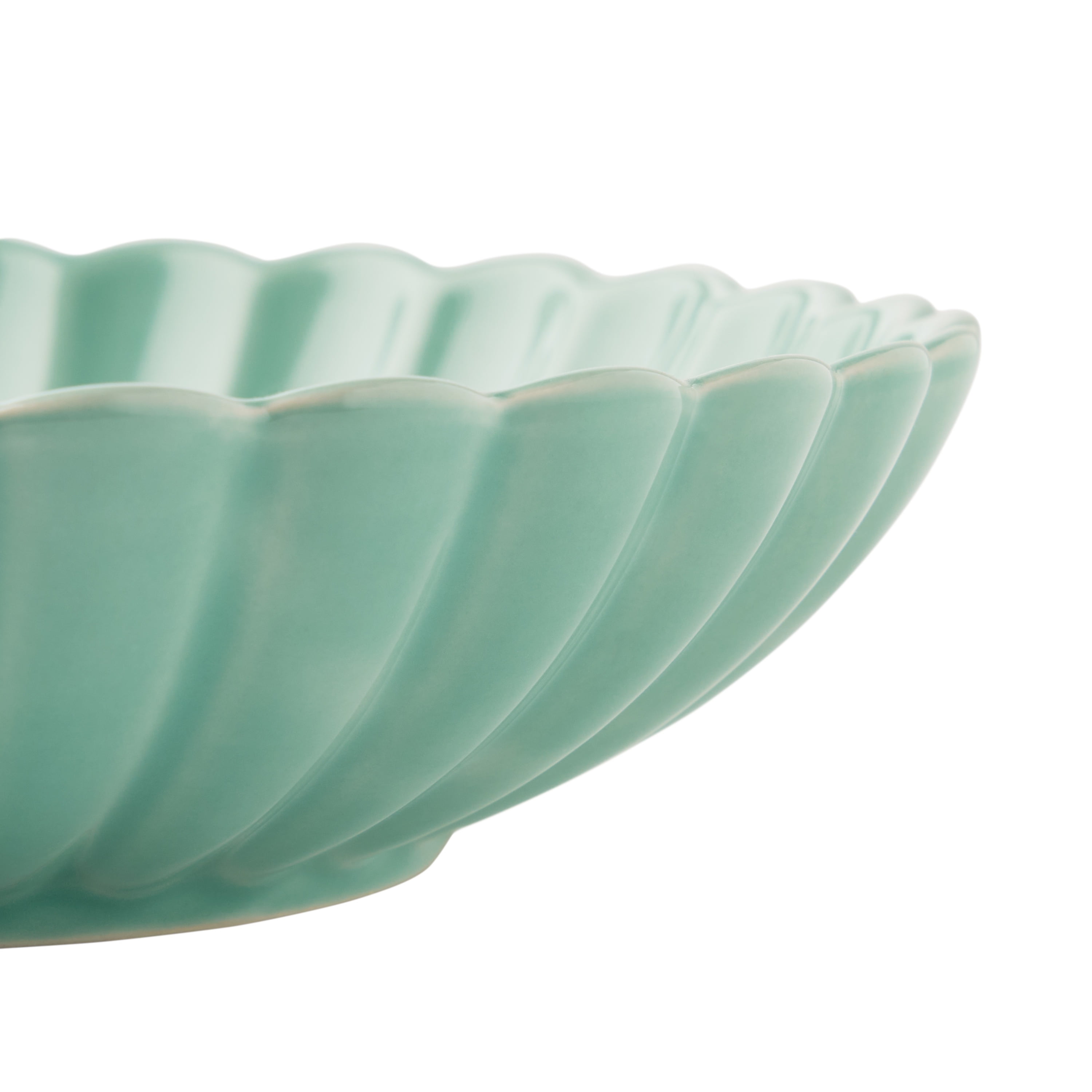 The Pioneer Woman Colette Stoneware Dinner Bowls, Green, Set of 4