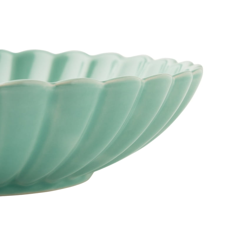 The Pioneer Woman Colette Stoneware Dinner Bowls, Green, Set of 4