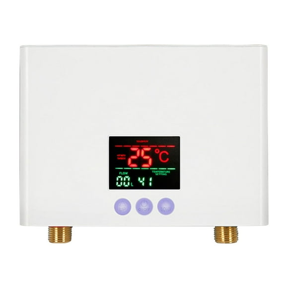 EGNMCR 3000W Instant Electric Water Heater Hot Water Heating With Remote Control Constant Temperature Inverter Home Kitchen Bathroom Shower(110V) Water heater
