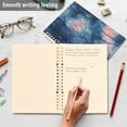thumbnail image 4 of FORMRS 1-Subject Spiral Notebook 8" x 5" College Ruled 60 Refillable Sheet A5 Hard Cover, Trees in The Night, 4 of 7