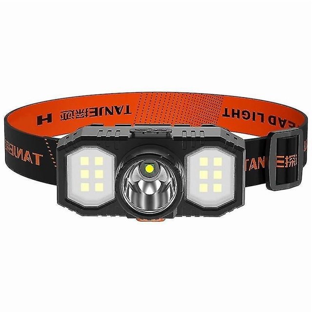 Linterna frontal HUOGUO recargable ultrabrillante de largo alcance