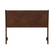 AFI Casanova Full Sized Solid Hardwood Panel Headboard in Walnut Brown
