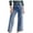 z08-Blue, variant on Women's Straight Leg Jeans Womens Jeans Fashion Solid High Waisted Stretchy Denim Pants Casual Baggy Jean Trousers Stylish Baggy Jeans Pants