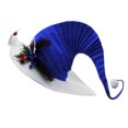 thumbnail image 1 of Matsuzay Sombrero de Navidad para celebración de vacaciones, accesorio para la cabeza, adorno de vestir para hombres y mujeres, gorros de Kits de decoración para fiestas Azul, 1 of 6