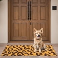 thumbnail image 4 of Yellow and Black Of Leopard Print Door Rugs,Washable Non Slip Door Mats Indoor,Decorative Door Mats,Entry Mat Indoor for Entrance,Bedroom,Kitchen,Bathroom,16"x47", 4 of 6