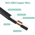 thumbnail image 3 of Yolmary 10ft 18AWG AC Power Cord Compatible with 1604460022, 2604460270, 1614460016, 3 of 5