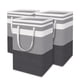 thumbnail image 3 of Wosthever Bolsa impermeable de gran capacidad de tela Capacidad de 75 l Fácil de transportar Asas reforzadas Estructura de alambre de metal Raya Type3 NO3, 3 of 6