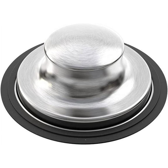 Kitchen Sink Stopper, 3-1/2 inch Universal Sink Plug Cover for Garbage Disposal Flange Drain - Stainless Steel Polished,,F176018