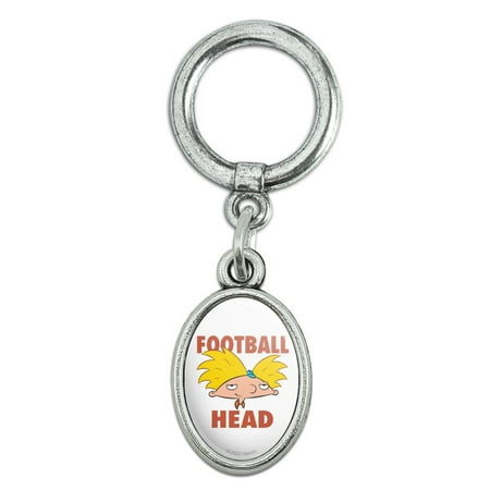 Hey Arnold! Football Head Shoe Sneaker Shoelace Oval Charm Jewelry
