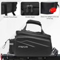 thumbnail image 4 of Mosiso Bicycle Rear Seat Bag Waterproof Bike Rack Bag Trunk Cooler Bag 8L Cycling Bike Backseat Storage Cargo Bag Handbag Shoulder Bag, Black, 4 of 7