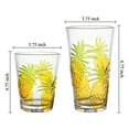 thumbnail image 3 of Gourmet Art 2-Piece Pineapple Acrylic Highball 24 oz. Tumbler, for Indoor and Outdoor and Everyday Use, 3 of 3
