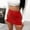 Red, variant on KIHOUT Plus Size Skirt For Women Clearance Fashion Woman Causal Skirt Ultrashort Skirt Solid Hip Skirt A-line Skirt
