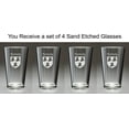 thumbnail image 2 of Kennedy Irish Coat of Arms Pint Glasses - Set of 4 (Sand Etched), 2 of 2
