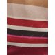 thumbnail image 4 of Camiseta Tipo Túnica a Rayas Cuello Chal Tamaño Plus Rosegal  Mangas largas de talla grande, 4 of 5