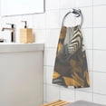 thumbnail image 6 of Zebras and Leaves Hand Towels Cotton Bath Towels Large Face Towels Absorbent for Bathroom 2 Packs, 6 of 8