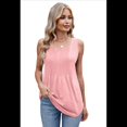 thumbnail image 3 of Camisetas Sin Mangas Holgadas para Mujer, Color Rosa, Talla L, 3 of 10