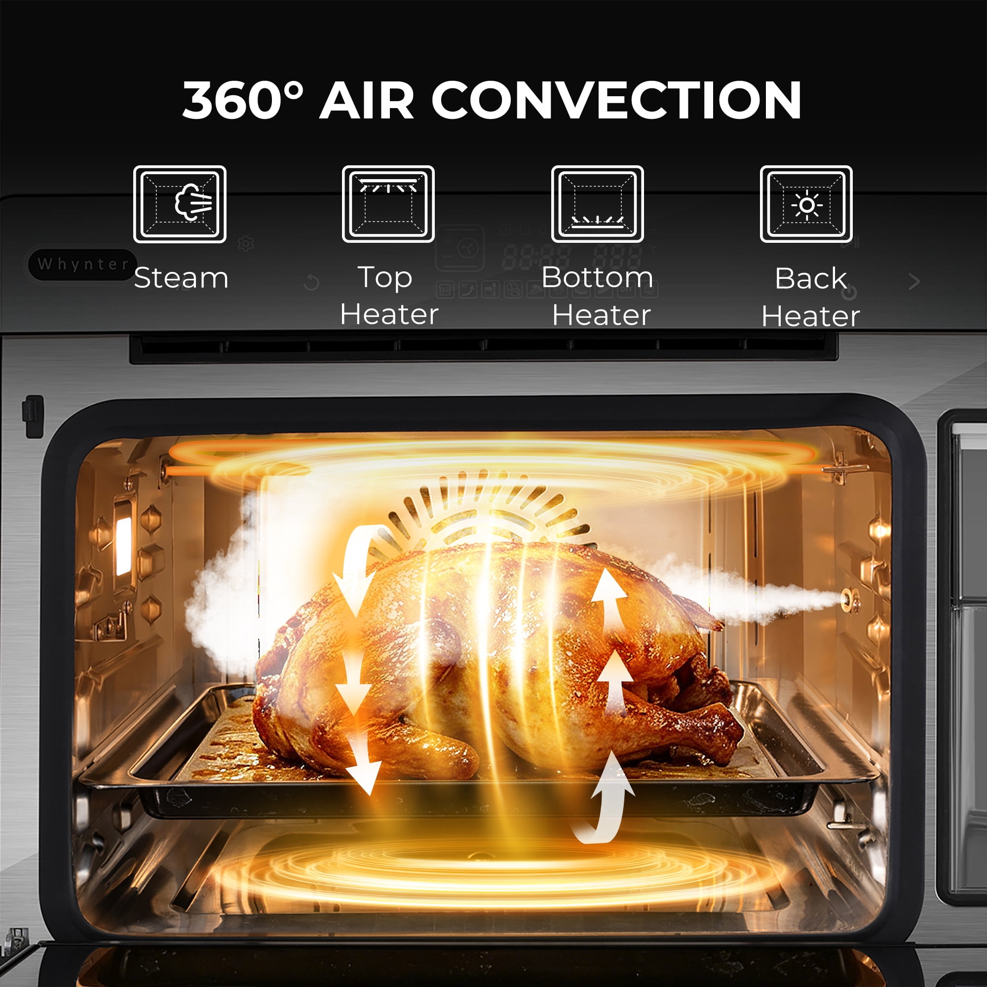Whynter Grande 40 Quart Capacity Counter-Top Multi-Function Intelligent Convection