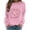 AA-Pink shirts for women, variant on QATAINLAV Women's Breast Cancer Sweatshirt Pink Ribbon Graphic Print Pullover Casual Crew Neck Long Sleeve Tops White XL