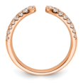 thumbnail image 2 of Auriga Fine Jewelry 14K Rose Gold Lab Grown Diamond Band for Women Size 7 (Carat: 0.7cttw, Clarity: SI2, Color: GH), 2 of 4